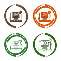 videomarketing vectorpictogram vector