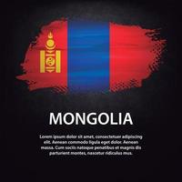 vlagborstel van Mongolië vector