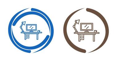 werkruimte vector pictogram