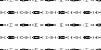 vis naadloos patroon tonijn vector haai Zalm sjaal geïsoleerd dolfijn walvis oceaan zee herhaling behang tegel achtergrond tekenfilm tekening illustratie ontwerp