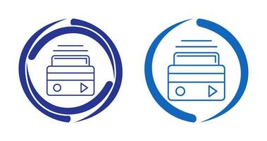 ATM-kaart vector pictogram