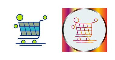 trolley vector pictogram vector