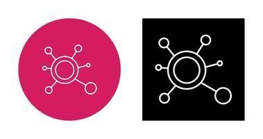 molecuul vector pictogram