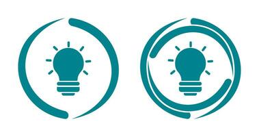 gloeilamp vector pictogram