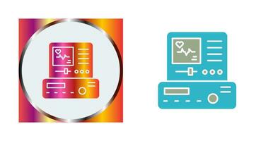 elektrocardiogram vector icoon