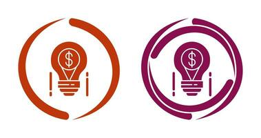 gloeilamp vector pictogram