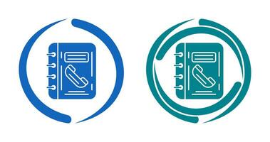 telefoonboek vector pictogram