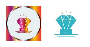 diamant vector pictogram