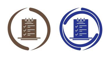 reservering checklist vector icoon