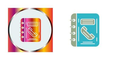 telefoonboek vector pictogram