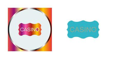 casino teken vector icoon