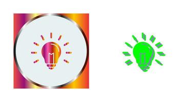 gloeilamp vector pictogram