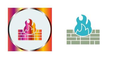 firewall vector pictogram