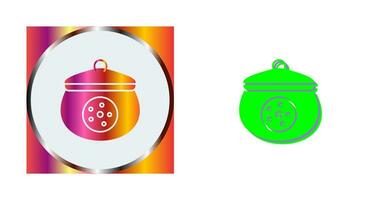 koekje pot vector icoon