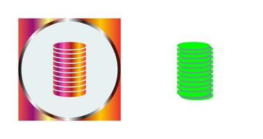 stack van munten vector icoon