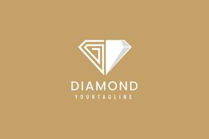 diamant logo vector icoon illustratie