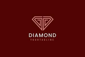 diamant logo vector icoon illustratie