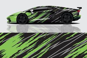 sport auto sticker wrap ontwerp vector