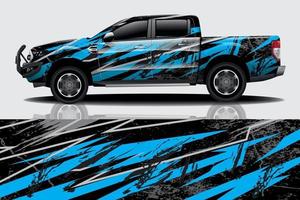 sport auto sticker wrap ontwerp vector