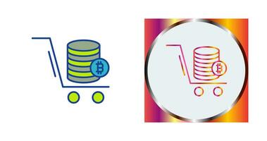 trolley vector pictogram vector