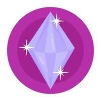 diamant en edelsteen vector