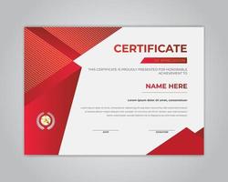 creatieve certificaat van waardering certificaatsjabloon vector