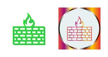 firewall vector pictogram