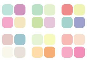 abstract gekleurde palet gids. rgb kleur vector