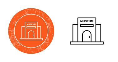 museum gebouw vector icoon