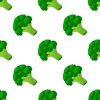 illustratie op thema van heldere patroongras broccoli vector