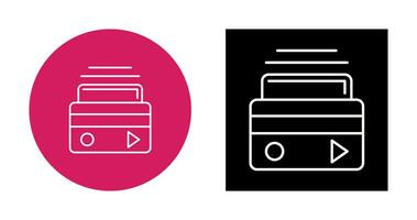 ATM-kaart vector pictogram