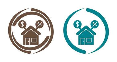 hypotheek vector icoon