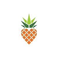 ananas vector logo ontwerp