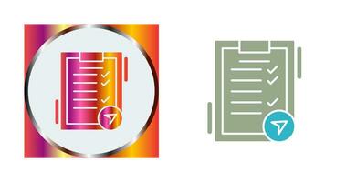 Klembord vector pictogram