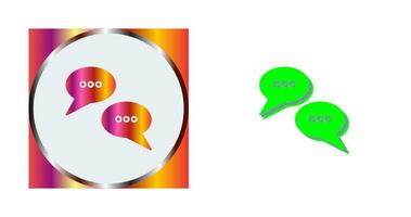 gesprek bubbels vector icoon