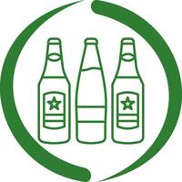 bier flessen vector icoon