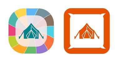 tent vector pictogram