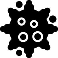 kanker glyph icoon vector