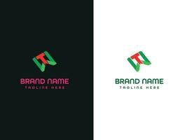 brief logo ontwerp vector