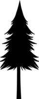 pijnboom boom icoon vector. Kerstmis boom illustratie teken. pijnboom symbool of logo. vector
