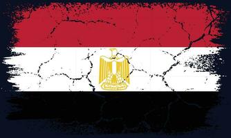 vrij vector vlak ontwerp grunge Egypte vlag achtergrond