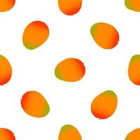 illustratie op thema grote gekleurde naadloze mango vector