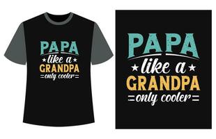 gelukkig grootouders dag t-shirt vector, grappig wijnoogst grootouders dag t-shirt ontwerp vector