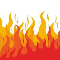 vuur teken. brand vlam pictogram geïsoleerd op een witte achtergrond. vector illustratie