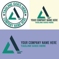 branding identiteit zakelijk, brief Mark en minimalistische logo ontwerp vector