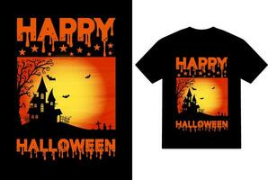 halloween t-shirt ontwerp vector illustratie t overhemd ontwerp