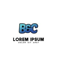 bc eerste logo ontwerp vector