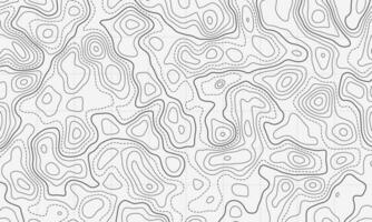 oceaan topografisch lijn kaart met golvend Golf isolijnen vector illustratie.