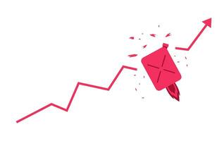 hoog olie prijs. inflatie van ruw loop. diagram met toenemen van economie crisis. infographic met kosten benzine. vector