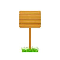 hout teken in wijnoogst stijl. houten wegwijzer. banier ontwerp. vector voorraad illustratie